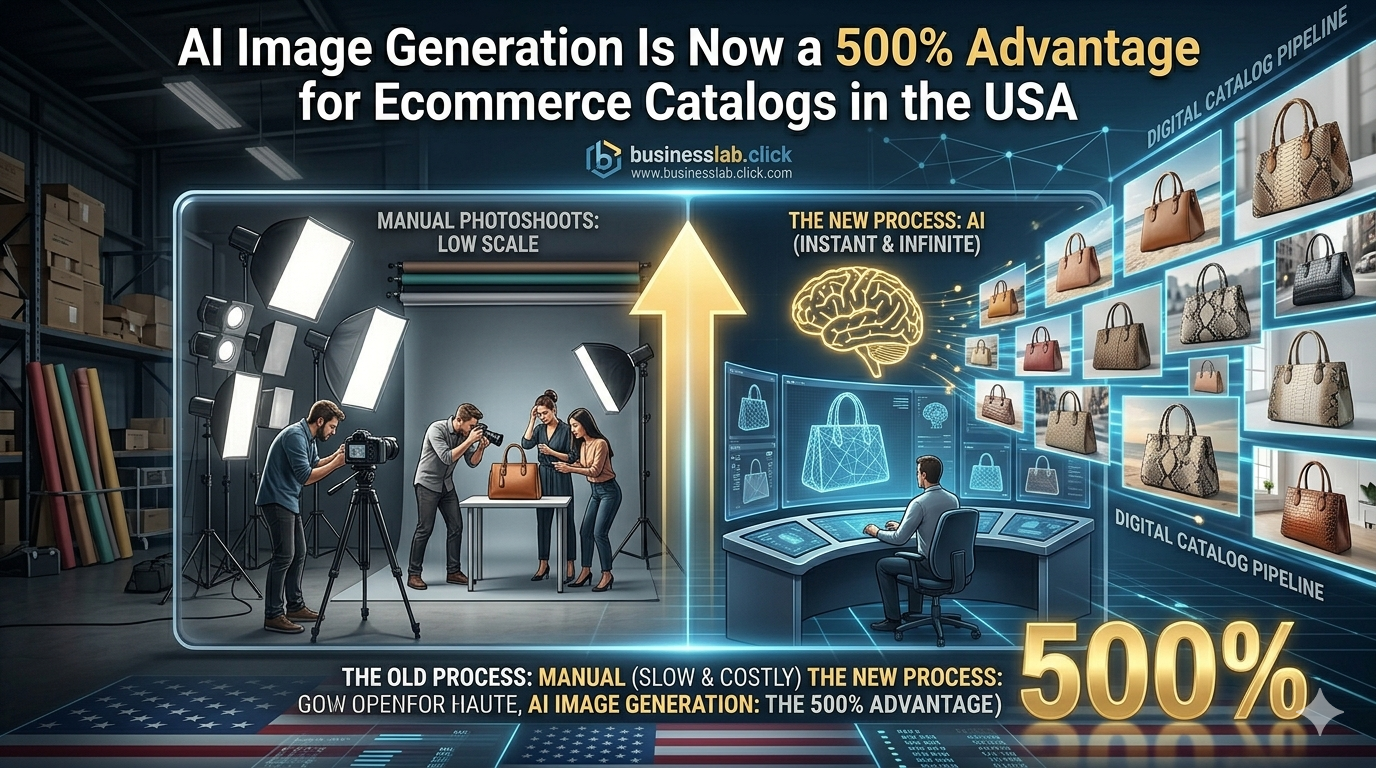 AI Image Generation Is Now a 500% Advantage for Ecommerce Catalogs in the USA